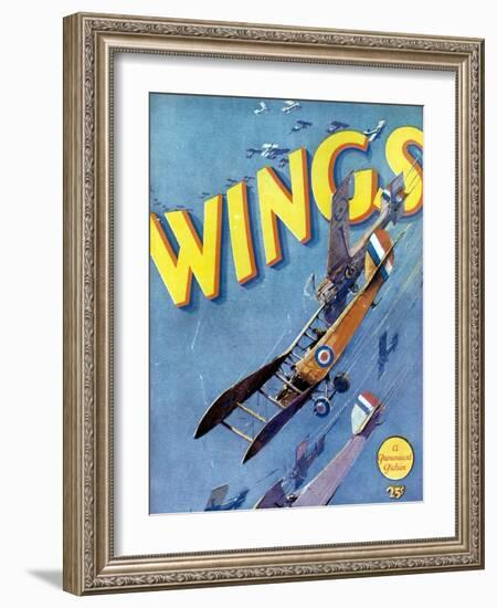 Wings, 1927, Directed by William A. Wellman-null-Framed Giclee Print