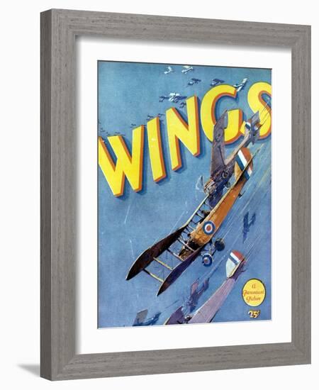 Wings, 1927, Directed by William A. Wellman-null-Framed Giclee Print