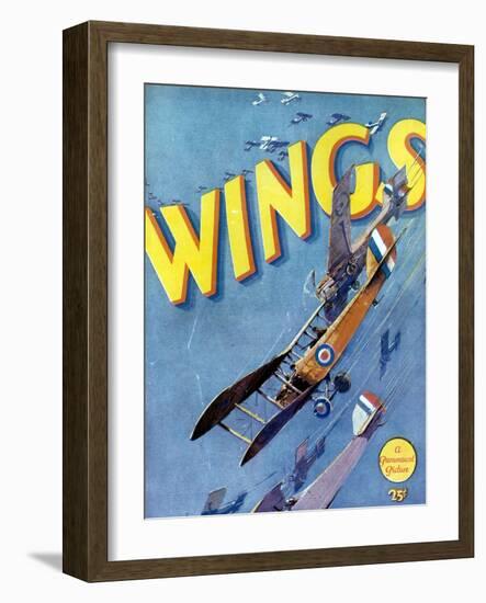 Wings, 1927, Directed by William A. Wellman-null-Framed Giclee Print