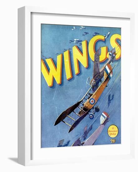 Wings, 1927, Directed by William A. Wellman-null-Framed Giclee Print