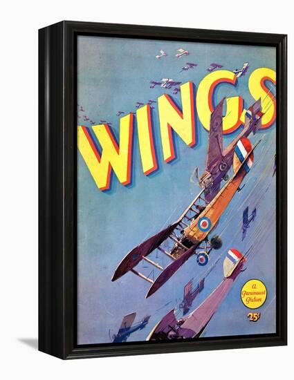 Wings, 1927-null-Framed Stretched Canvas