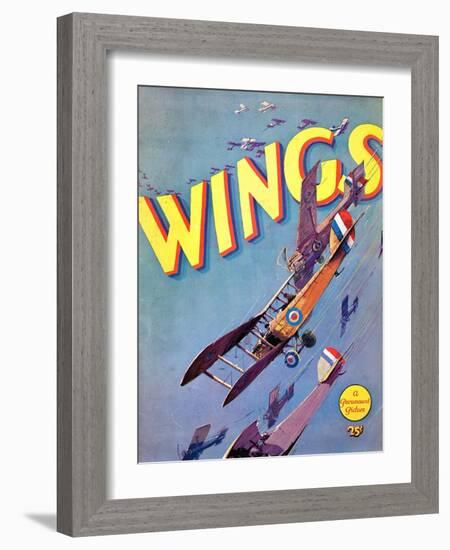 Wings, 1927-null-Framed Art Print