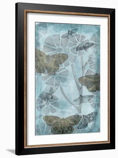 Wings and Petals II-Megan Meagher-Framed Art Print