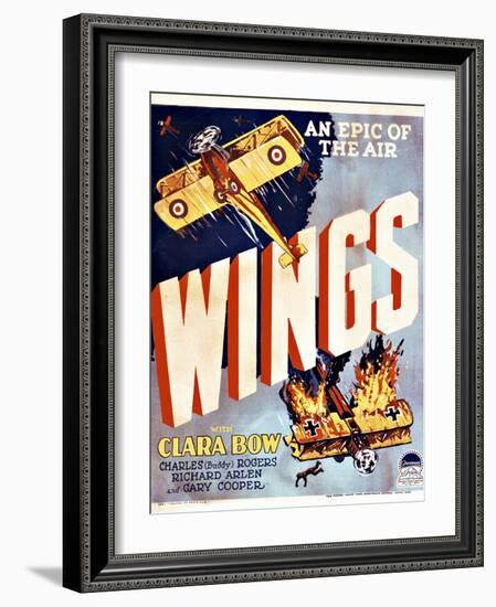 Wings Movie Poster-null-Framed Giclee Print