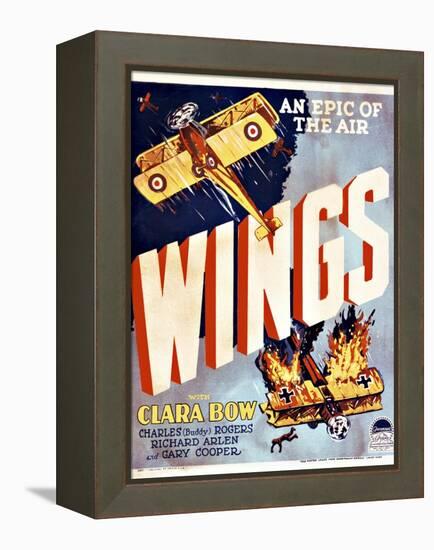 Wings Movie Poster-null-Framed Premier Image Canvas
