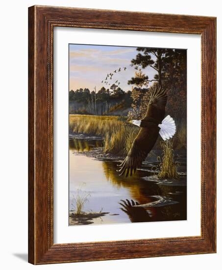 Wings of Autumn - Bald Eagle-Wilhelm Goebel-Framed Giclee Print