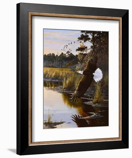 Wings of Autumn - Bald Eagle-Wilhelm Goebel-Framed Giclee Print