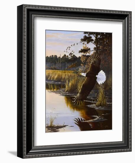 Wings of Autumn - Bald Eagle-Wilhelm Goebel-Framed Giclee Print