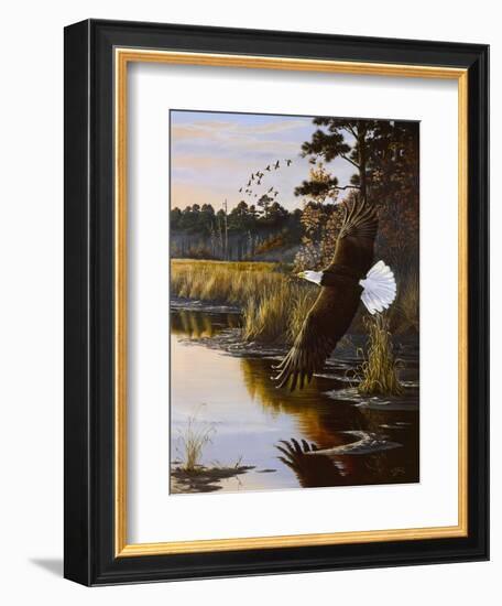 Wings of Autumn - Bald Eagle-Wilhelm Goebel-Framed Giclee Print