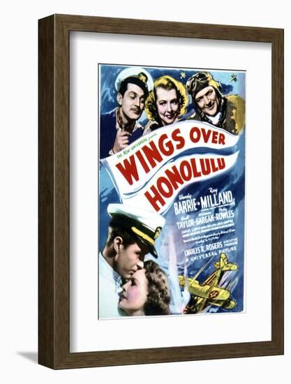 Wings Over Honolulu - Movie Poster Reproduction-null-Framed Photo