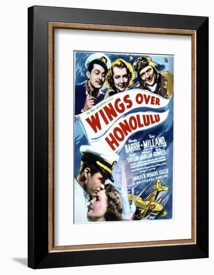 Wings Over Honolulu - Movie Poster Reproduction-null-Framed Photo