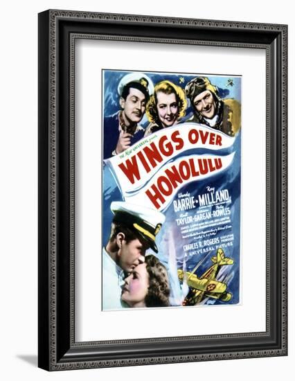 Wings Over Honolulu - Movie Poster Reproduction-null-Framed Photo