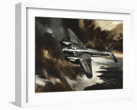 Wings over the World, Illustration from 'Missions to Danger', 1969-Wilf Hardy-Framed Giclee Print