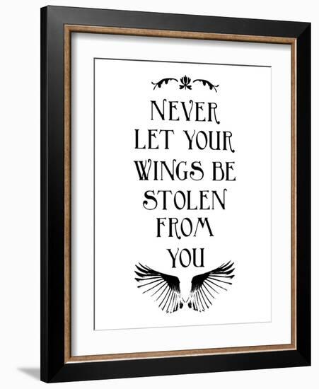 Wings-Jace Grey-Framed Art Print