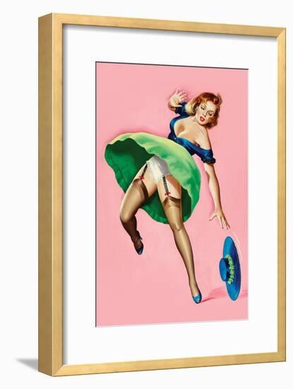 Wink Magazine; Strong Wind-Peter Driben-Framed Art Print