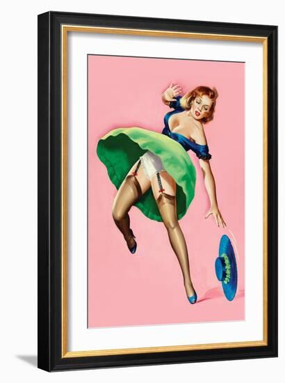 Wink Magazine; Strong Wind-Peter Driben-Framed Art Print