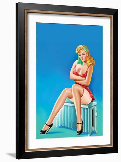 Wink Magazine; Warm Thoughts-Peter Driben-Framed Art Print