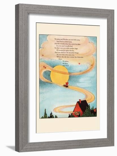 Winken and Blinken Are Two Little Eyes-Eugene Field-Framed Art Print