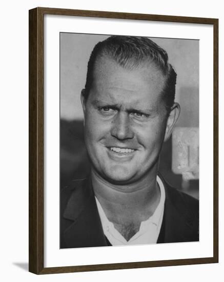 Winner of the Masters Golf Tournament Jack Nicklaus-null-Framed Premium Photographic Print