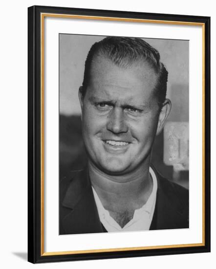 Winner of the Masters Golf Tournament Jack Nicklaus-null-Framed Premium Photographic Print