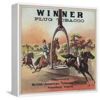 winner tobacco Plug Advertisement Giclee Print Winner Natural 16oz - Big