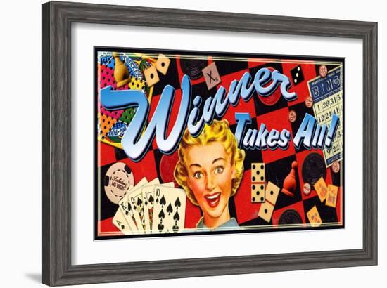 Winner Takes All-Kate Ward Thacker-Framed Giclee Print