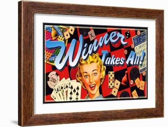 Winner Takes All-Kate Ward Thacker-Framed Giclee Print