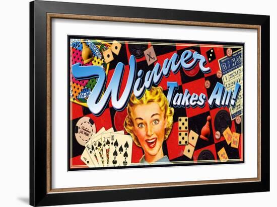 Winner Takes All-Kate Ward Thacker-Framed Giclee Print