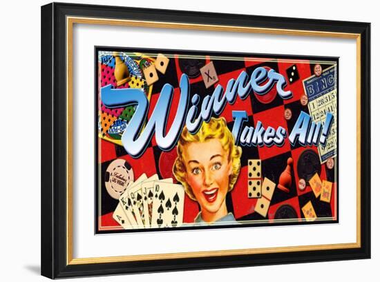 Winner Takes All-Kate Ward Thacker-Framed Giclee Print