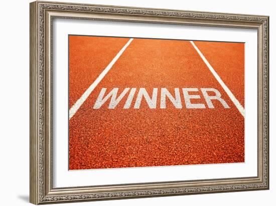 Winner Track-igor stevanovic-Framed Art Print