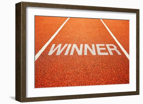 Winner Track-igor stevanovic-Framed Art Print