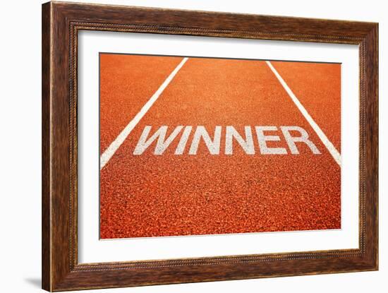 Winner Track-igor stevanovic-Framed Art Print