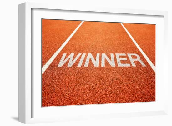 Winner Track-igor stevanovic-Framed Art Print