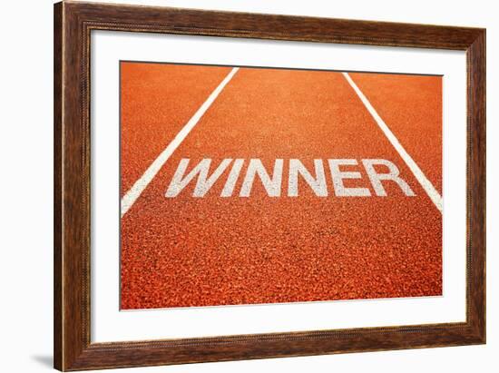 Winner Track-igor stevanovic-Framed Premium Giclee Print