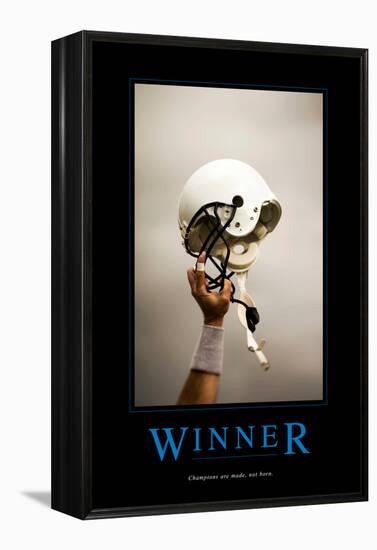 Winner-null-Framed Stretched Canvas