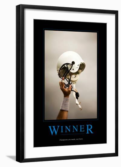 Winner-null-Framed Art Print