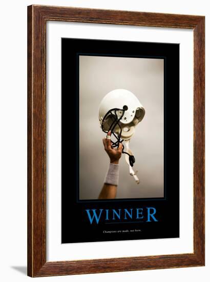 Winner-null-Framed Art Print