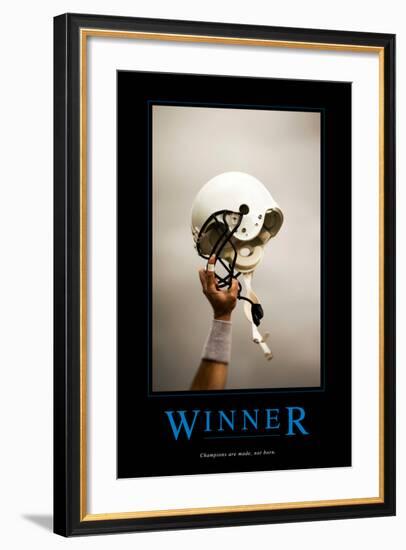 Winner-null-Framed Art Print