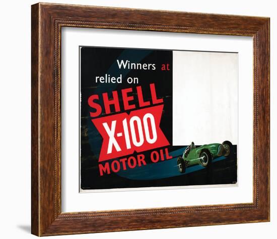 Winners Relied on Shell-null-Framed Art Print