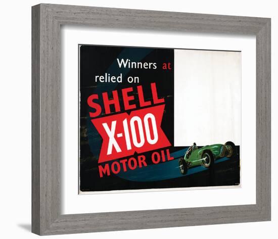 Winners Relied on Shell-null-Framed Art Print