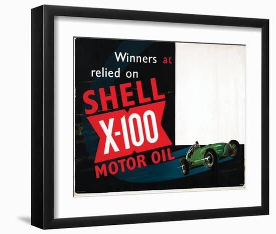 Winners Relied on Shell-null-Framed Art Print