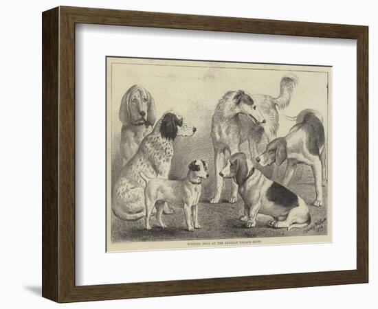 Winning Dogs at the Crystal Palace Show-null-Framed Giclee Print