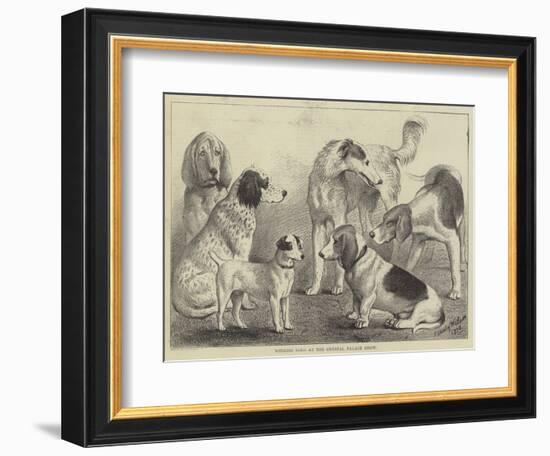 Winning Dogs at the Crystal Palace Show-null-Framed Giclee Print