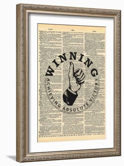 Winning-null-Framed Premium Giclee Print