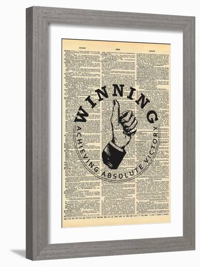 Winning-null-Framed Premium Giclee Print