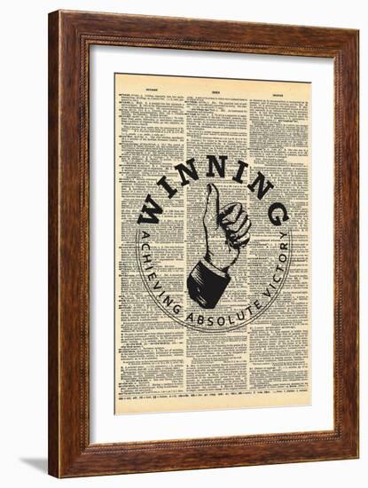 Winning-null-Framed Premium Giclee Print