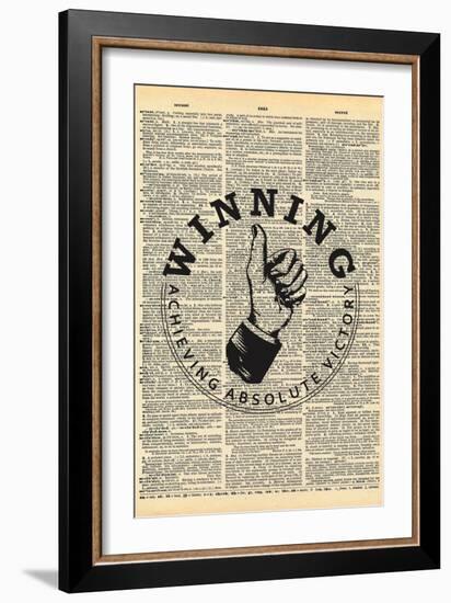 Winning-null-Framed Premium Giclee Print