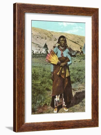 Winnipeg Jack, Blackfoot Indian-null-Framed Art Print