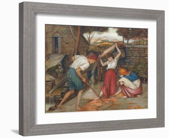 Winnowing-John Roddam Spencer Stanhope-Framed Giclee Print