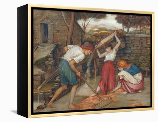 Winnowing-John Roddam Spencer Stanhope-Framed Premier Image Canvas